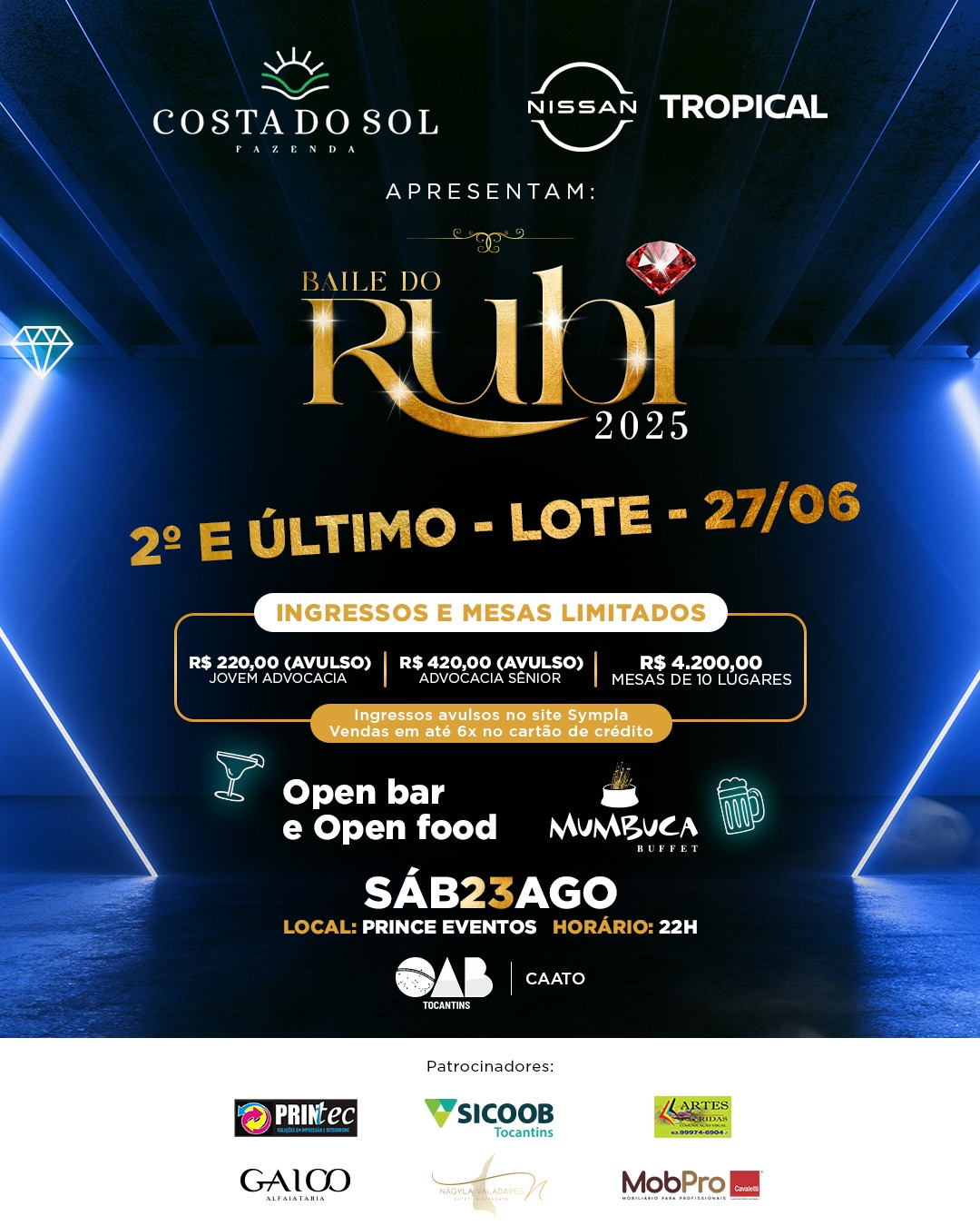 Convite para o Baile 2025